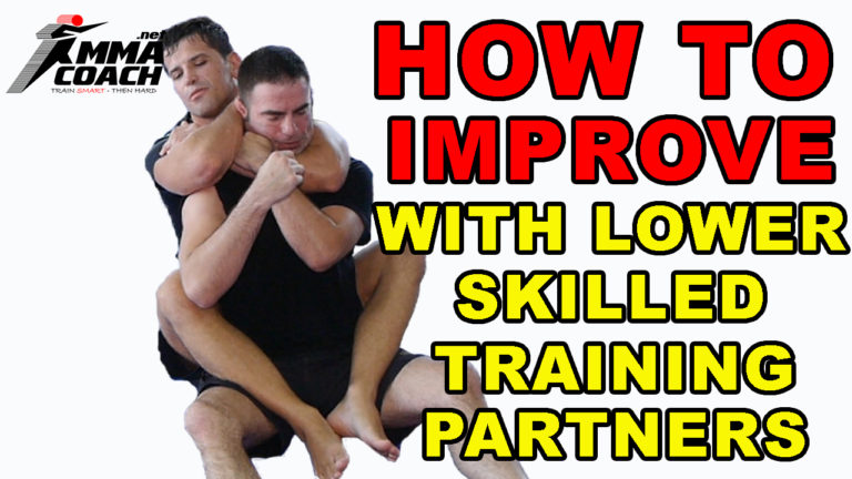 How To Improve Your Grappling With Lower Skilled Training Partners